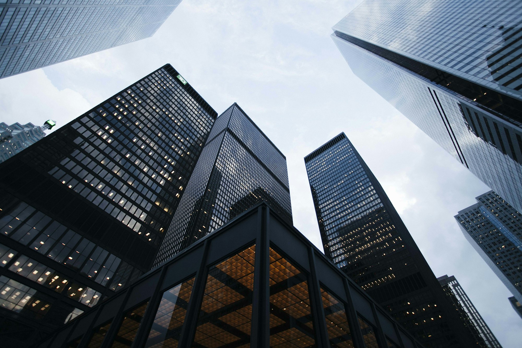 Modern corporate towers